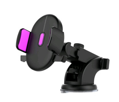 Telescopic Car Phone Holder with Suction Cup – Adjustable Dashboard Mount