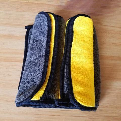Two-Color Double-Sided Car Cleaning Towel – Dual-Use Wash and Dry Towel for Car Care