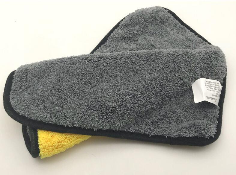 Two-Color Double-Sided Car Cleaning Towel – Dual-Use Wash and Dry Towel for Car Care