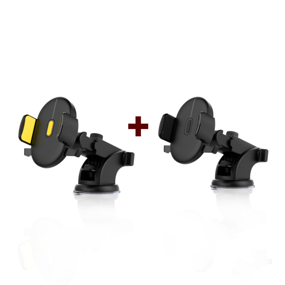 Telescopic Car Phone Holder with Suction Cup – Adjustable Dashboard Mount