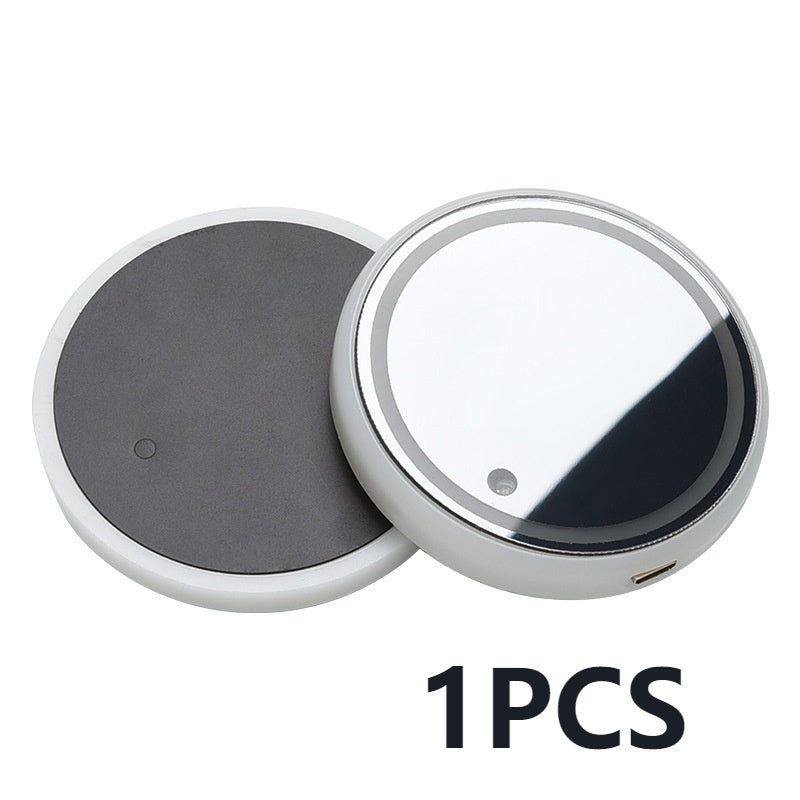 Colorful LED Cup Holder Coaster – Solar & USB Charging, Non-Slip Ambient Light for Car