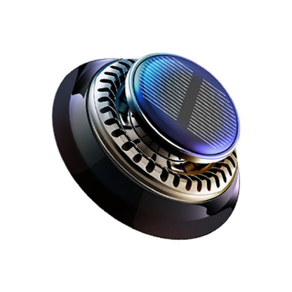Portable Kinetic Car Air Freshener – Solar Powered Double Ring Rotating Fragrance Diffuser