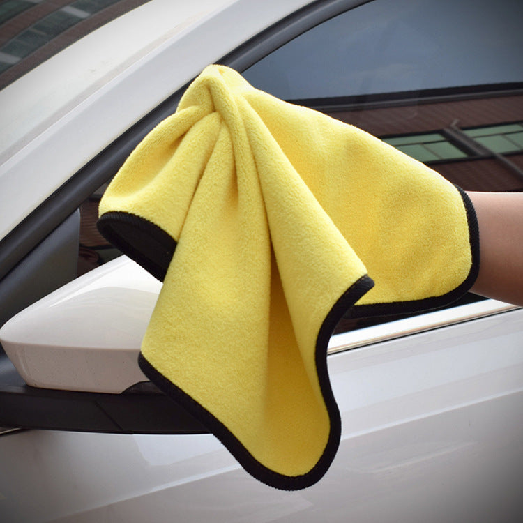 Two-Color Double-Sided Car Cleaning Towel – Dual-Use Wash and Dry Towel for Car Care