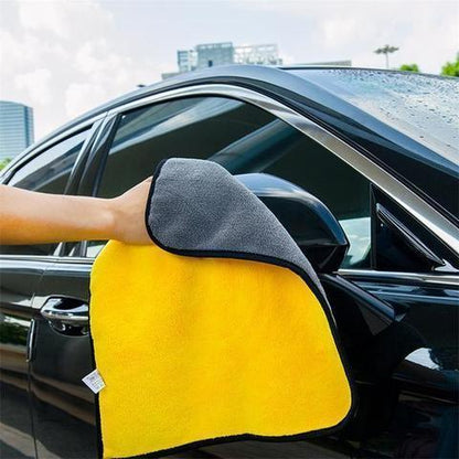 Two-Color Double-Sided Car Cleaning Towel – Dual-Use Wash and Dry Towel for Car Care