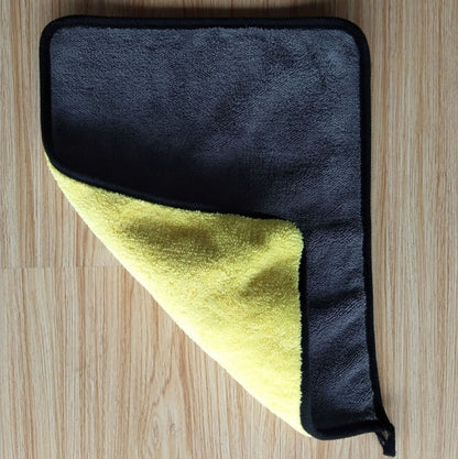 Two-Color Double-Sided Car Cleaning Towel – Dual-Use Wash and Dry Towel for Car Care