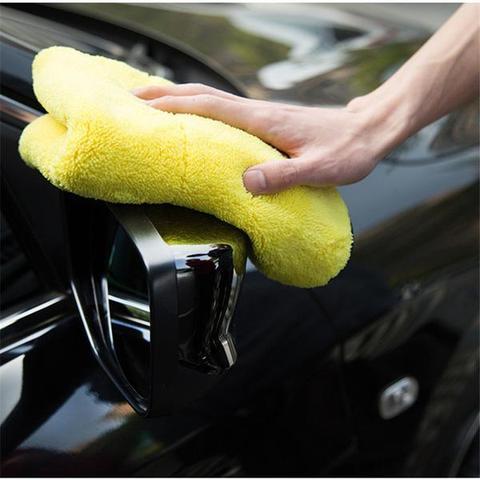 Two-Color Double-Sided Car Cleaning Towel – Dual-Use Wash and Dry Towel for Car Care