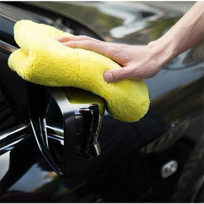 Two-Color Double-Sided Car Cleaning Towel – Dual-Use Wash and Dry Towel for Car Care