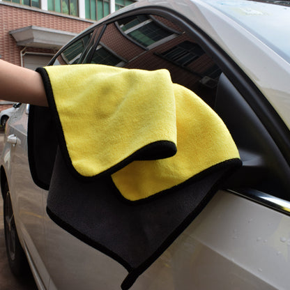 Two-Color Double-Sided Car Cleaning Towel – Dual-Use Wash and Dry Towel for Car Care