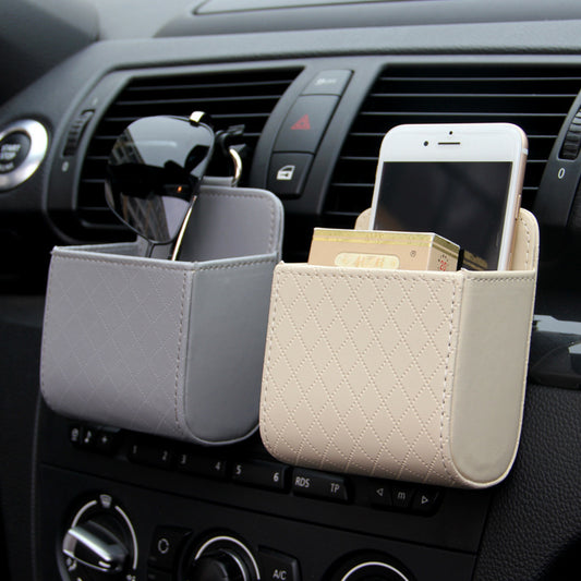 Multi-Function Car Storage Bag – Convenient Air Outlet Organizer for Accessories