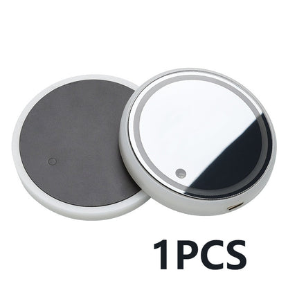 Colorful LED Cup Holder Coaster – Solar & USB Charging, Non-Slip Ambient Light for Car